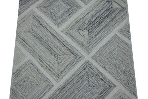 Multicolored Geometric 2X3 Hand-Tufted Modern Rug