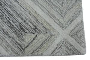 Multicolored Geometric 2X3 Hand-Tufted Modern Rug