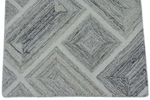 Multicolored Geometric 2X3 Hand-Tufted Modern Rug