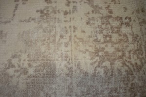 Distressed Cream Floral 4X6 Hand-Loomed Modern Rug