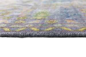 Gray Floral 12X16 Osh Chobi Oriental Rug