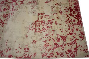 Distressed Red Bluff Floral 4X6 Hand-Loomed Modern Rug
