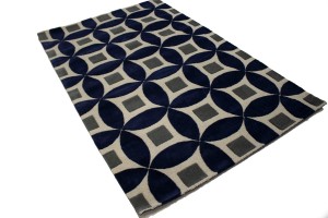 Geometric Modern 5X8 Hand-Tufted Rug
