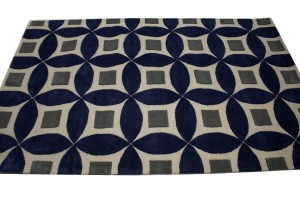 Geometric Modern 5X8 Hand-Tufted Rug