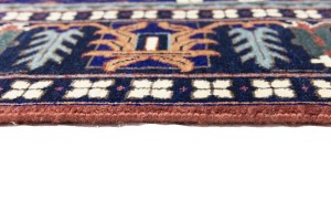 Rust & Navy Tribal 9X12 Indo-Joshaghan Oriental Rug