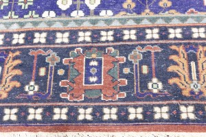 Rust & Navy Tribal 9X12 Indo-Joshaghan Oriental Rug
