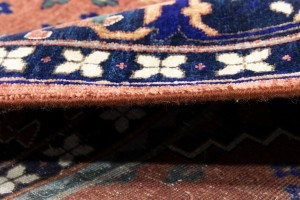 Rust & Navy Tribal 10X14 Indo-Joshaghan Oriental Rug