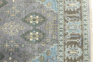 Taupe Tribal 6X9 Indo-Joshaghan Oriental Rug