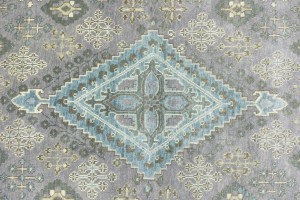 Taupe Tribal 6X9 Indo-Joshaghan Oriental Rug