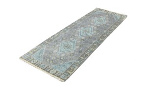 Taupe Tribal 3X8 Indo-Joshaghan Oriental Runner Rug
