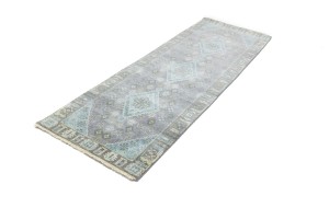 Taupe Tribal 3X8 Indo-Joshaghan Oriental Runner Rug