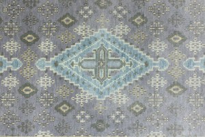 Taupe Tribal 3X8 Indo-Joshaghan Oriental Runner Rug