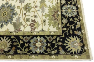 Cream Floral Osh Chobi 8X10 Peshawar Oriental Rug