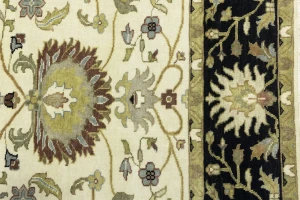 Cream Floral Osh Chobi 8X10 Peshawar Oriental Rug