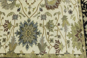 Cream Floral Osh Chobi 8X10 Peshawar Oriental Rug