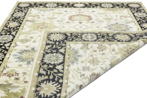Cream Floral Osh Chobi 8X10 Peshawar Oriental Rug