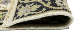 Cream Floral Osh Chobi 2'5X6 Peshawar Oriental Rug