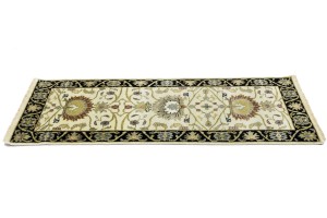 Cream Floral Osh Chobi 2'5X6 Peshawar Oriental Rug