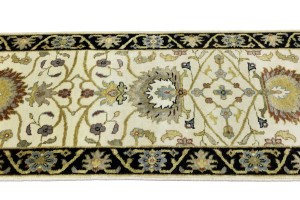 Cream Floral Osh Chobi 2'5X6 Peshawar Oriental Rug