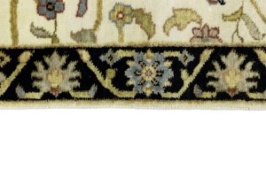 Cream Floral Osh Chobi 2'5X6 Peshawar Oriental Rug