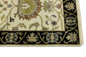 Cream Floral Osh Chobi 2'5X12 Peshawar Oriental Runner Rug
