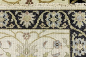 Cream Floral Osh Chobi 2'5X12 Peshawar Oriental Runner Rug