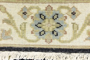Black Floral Osh Chobi 3X5 Peshawar Oriental Rug