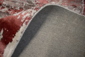 Distressed Abstract Modern 8X10 Hand-Loomed Rug