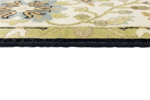 Black Floral Osh Chobi 9X12 Peshawar Oriental Rug