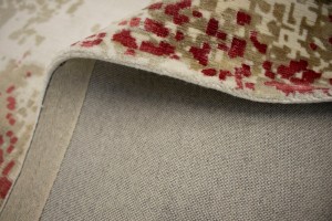 Distressed Floral Modern 8X10 Hand-Loomed Rug