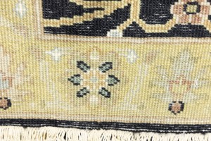 Black Floral Osh Chobi 2X3 Peshawar Oriental Rug