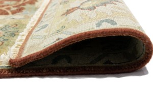 Rust Floral Osh Chobi 8X10 Peshawar Oriental Rug
