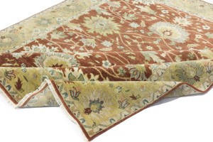 Rust Floral Osh Chobi 8X10 Peshawar Oriental Rug