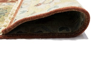 Rust Floral Osh Chobi 9X12 Peshawar Oriental Rug