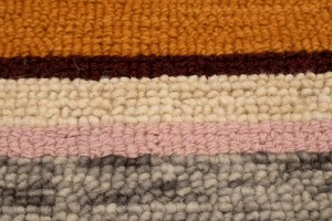 Multicolored Stripes 5X8 Hand-Tufted Modern Rug