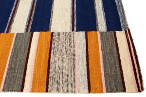 Multicolored Stripes 5X8 Hand-Tufted Modern Rug