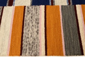 Multicolored Stripes 5X8 Hand-Tufted Modern Rug