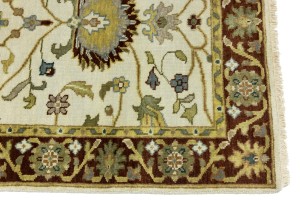 Cream Floral Osh Chobi 3X5 Peshawar Oriental Rug