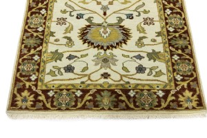 Cream Floral Osh Chobi 3X5 Peshawar Oriental Rug