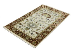 Cream Floral Osh Chobi 3X5 Peshawar Oriental Rug