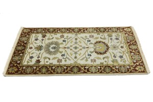 Cream Floral Osh Chobi 3X5 Peshawar Oriental Rug
