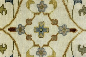 Cream Floral Osh Chobi 3X5 Peshawar Oriental Rug