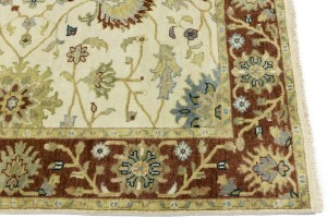Cream Floral Osh Chobi 5X8 Peshawar Oriental Rug