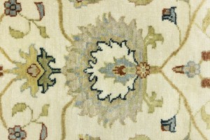 Cream Floral Osh Chobi 5X8 Peshawar Oriental Rug