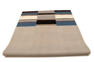 Multicolored Stripes 5X8 Hand-Tufted Modern Rug