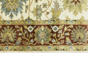 Cream Floral Osh Chobi 8X10 Peshawar Oriental Rug