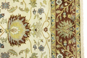 Cream Floral Osh Chobi 8X10 Peshawar Oriental Rug