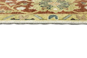 Cream Floral Osh Chobi 9X12 Peshawar Oriental Rug