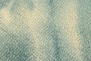 Dark Teal Tie-Dye 5X8 Hand-Tufted Modern Rug