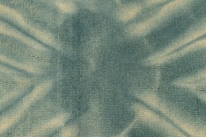 Dark Teal Tie-Dye 5X8 Hand-Tufted Modern Rug
